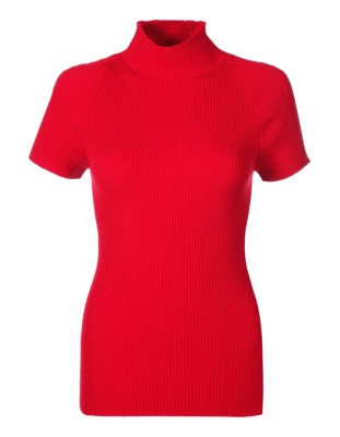 Strickpullover mit Kurzarm