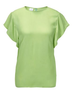 Bluse mit Volant
